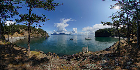 James Island Marine State Park, Washington State, USA
