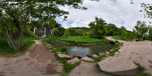Rifle Falls State Park, Colorado State, USA