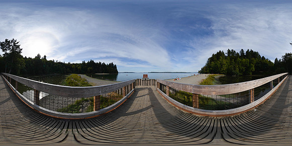 Tolmie State Park, Washington State, USA